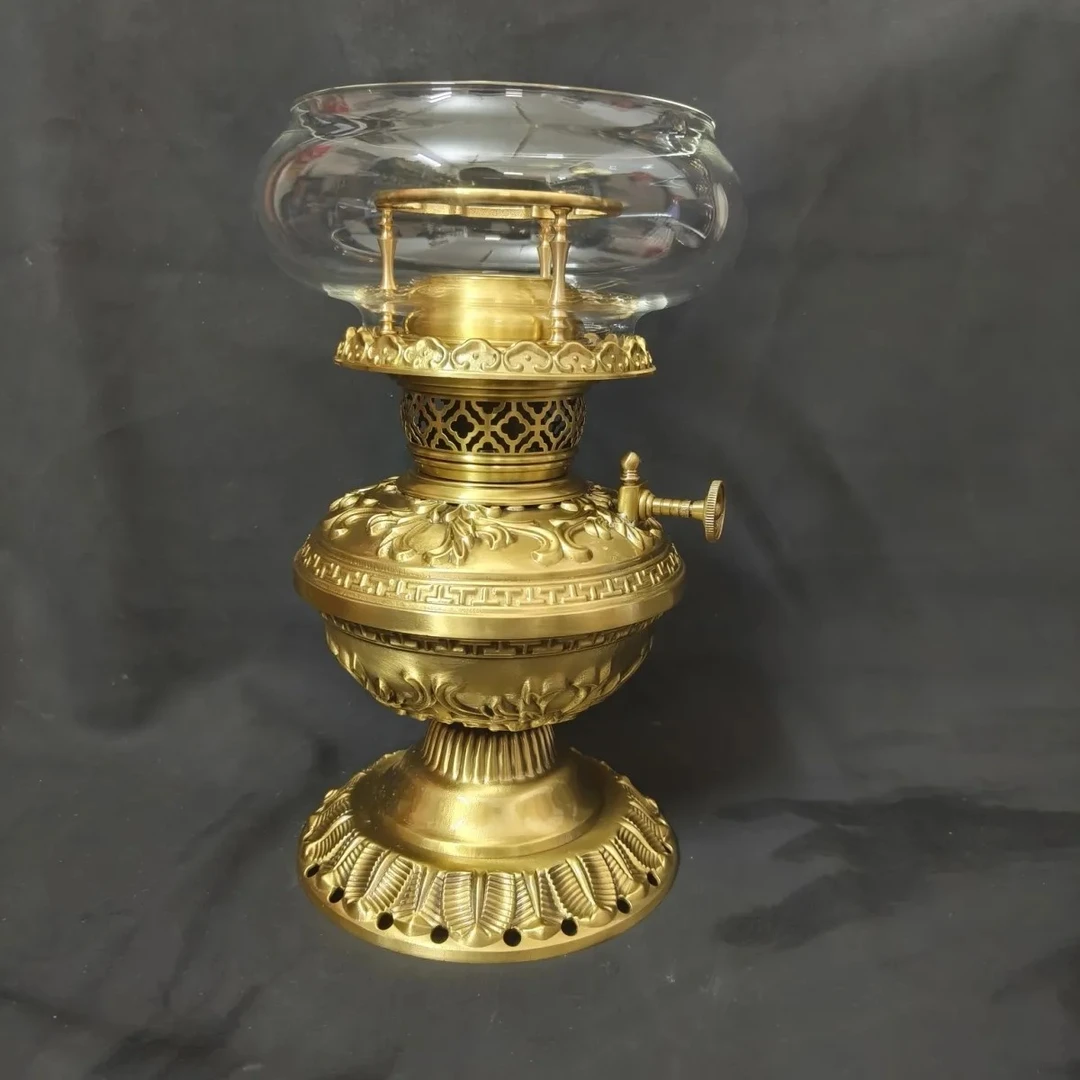 纯铜空气灯茶炉复古便携煮茶灯工夫茶具