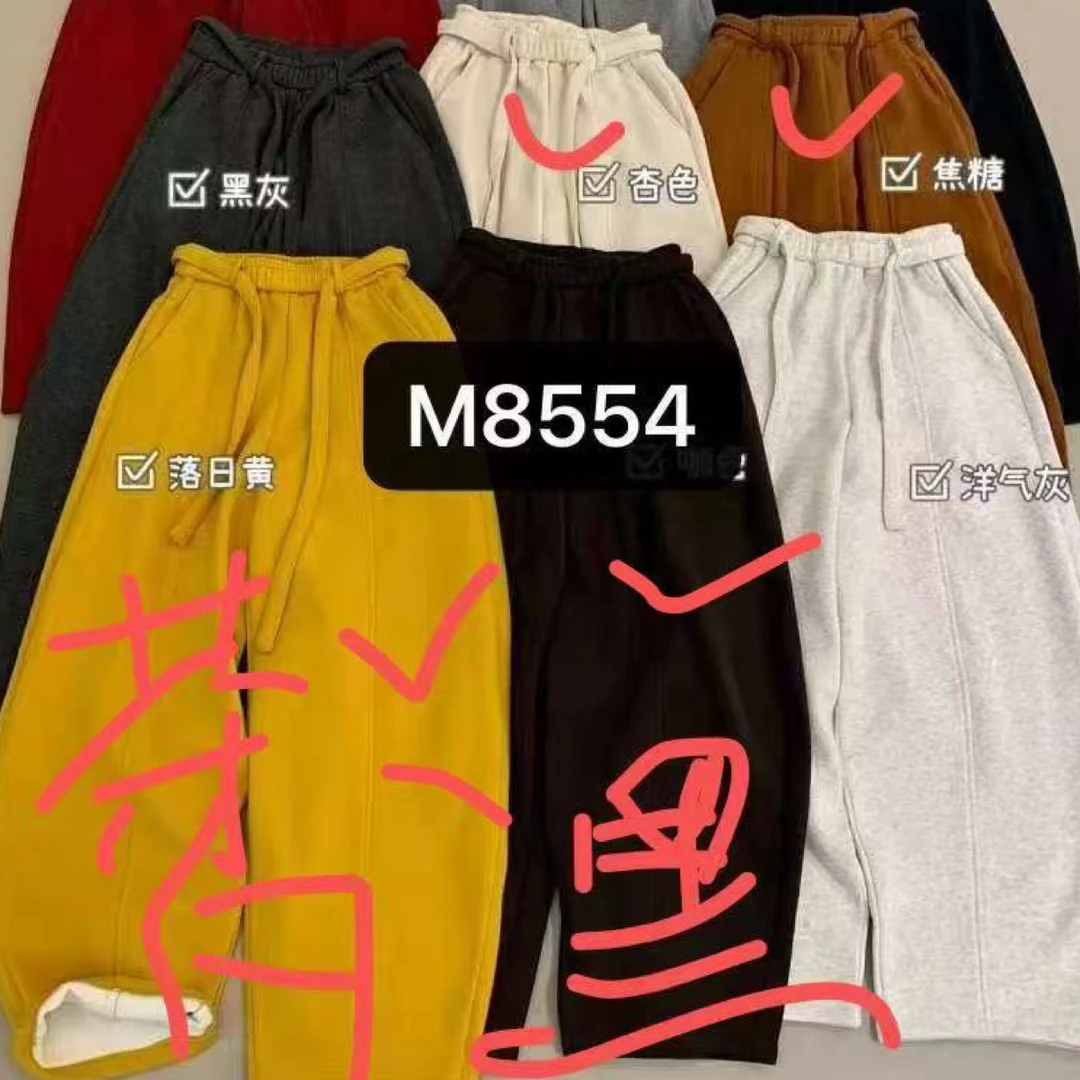 8554冬季必究弯刀休闲裤中厅过道B～4