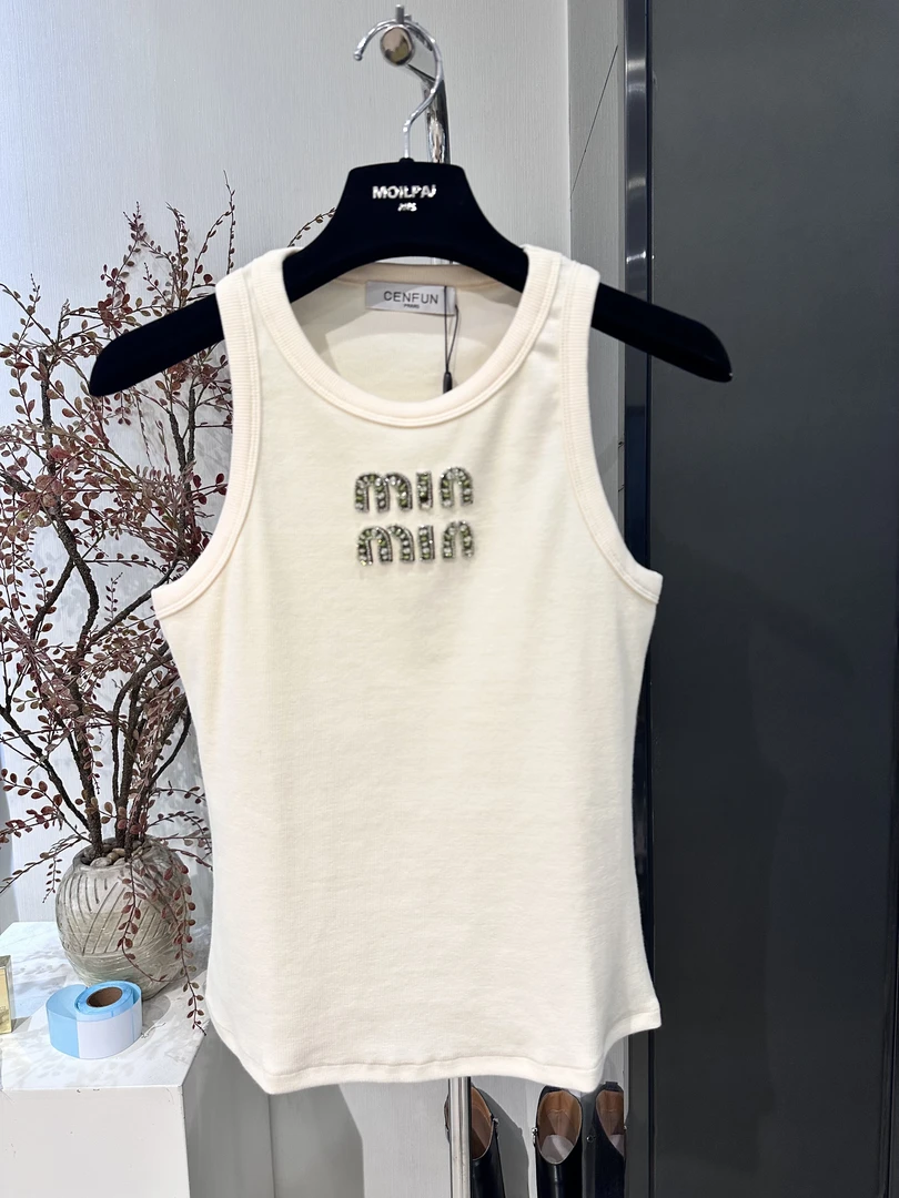 小香风气质名媛百搭背心吊带运动时尚纯色夏季449
