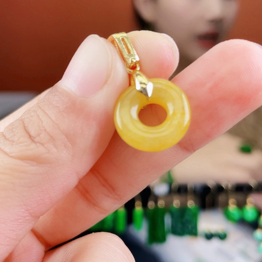 翡翠未镶嵌耳饰饰品