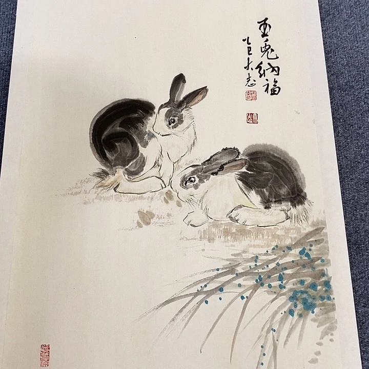 国画纯手绘写意画作45*68
