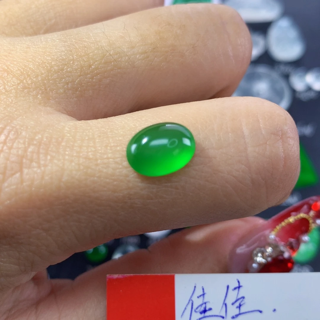 翡翠颈饰未镶嵌纯天然缅甸A货翡翠