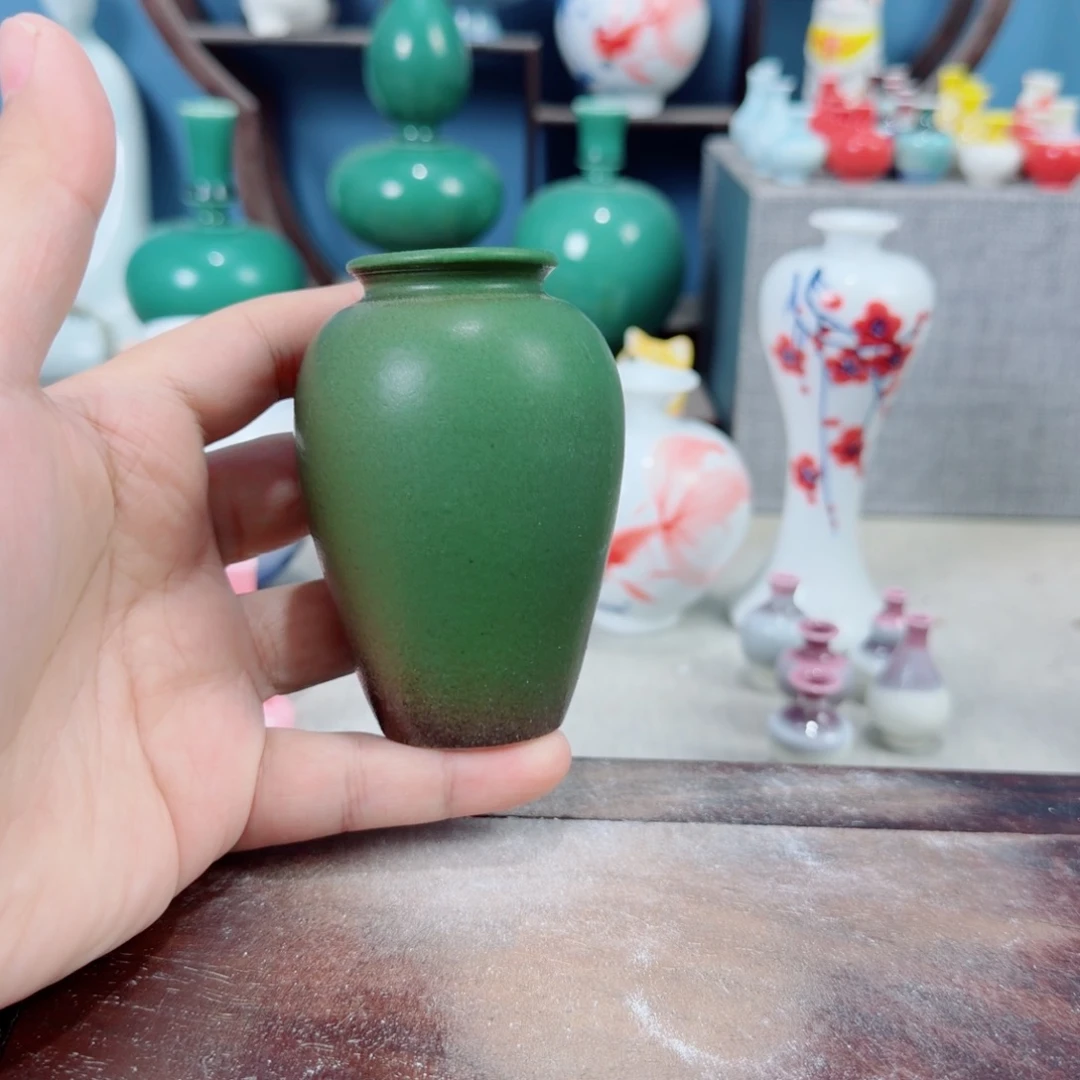 陶瓷手工小花器摆件