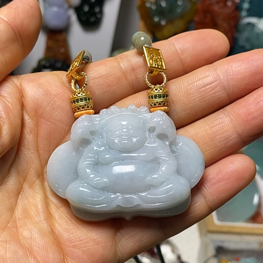 【闪购商品】翡翠未镶嵌吊坠(赠链)