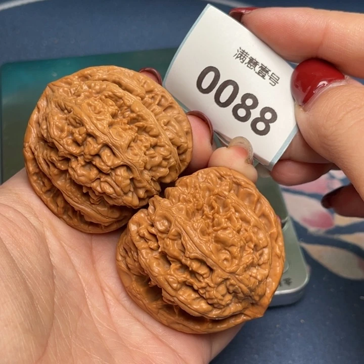 文玩核桃把件粗筋45