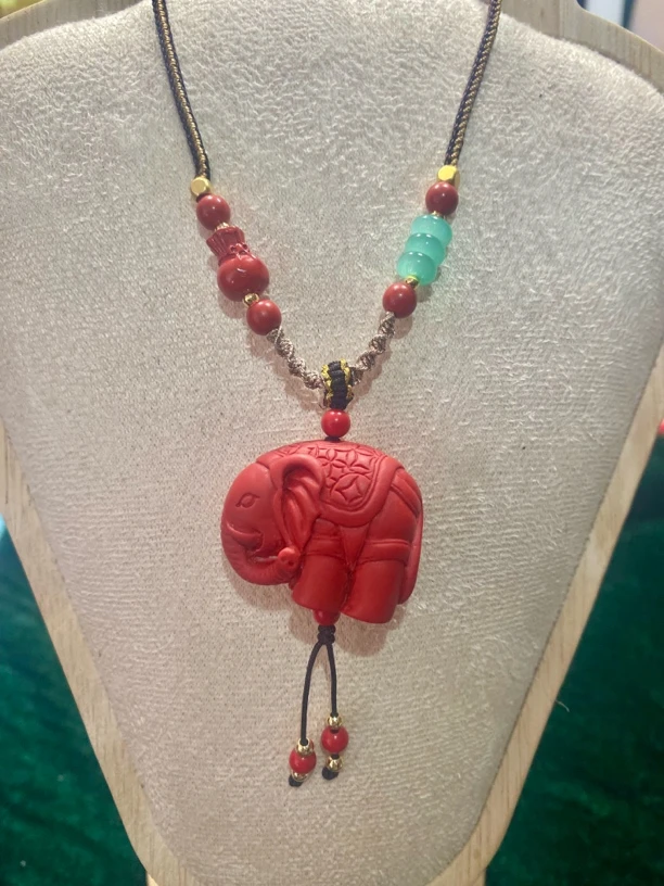 铜合金吊坠 毛衣链  平安吉祥