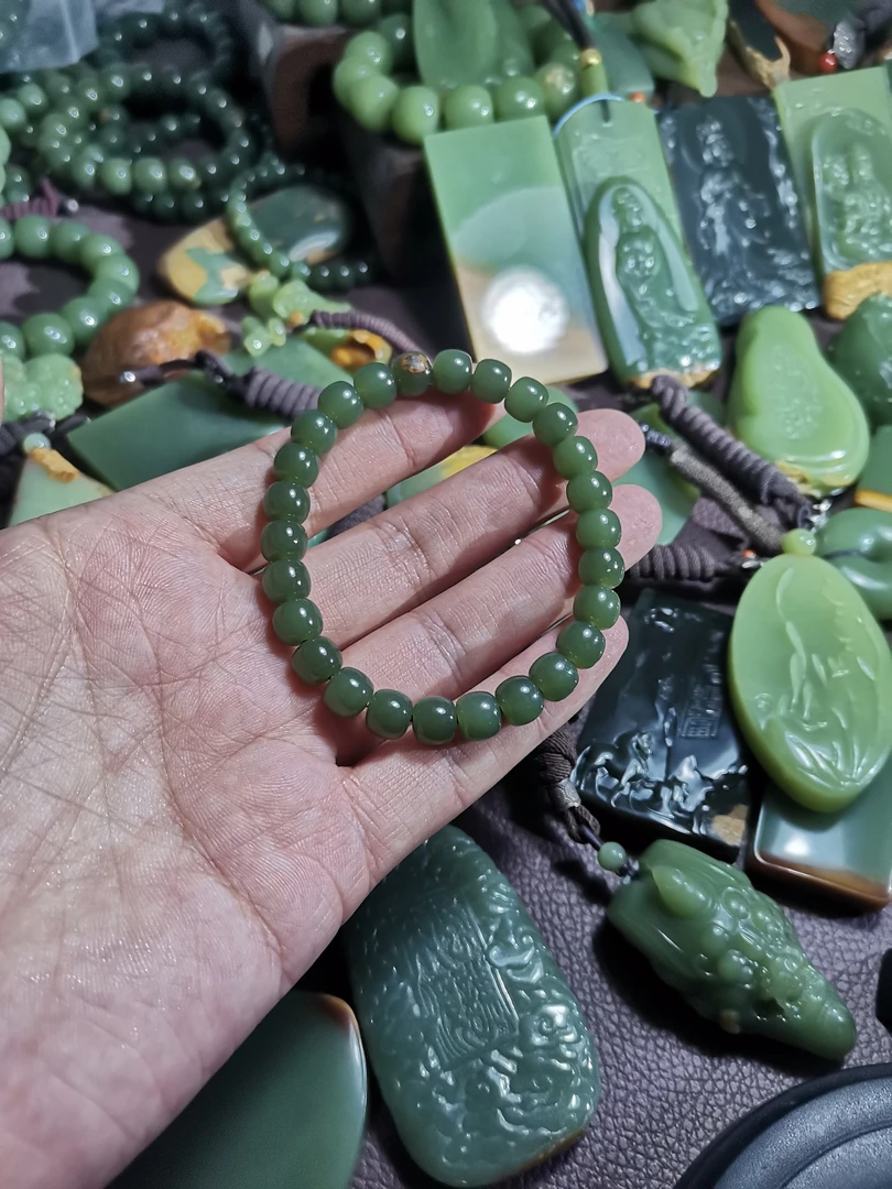 河磨玉8mm手串手链