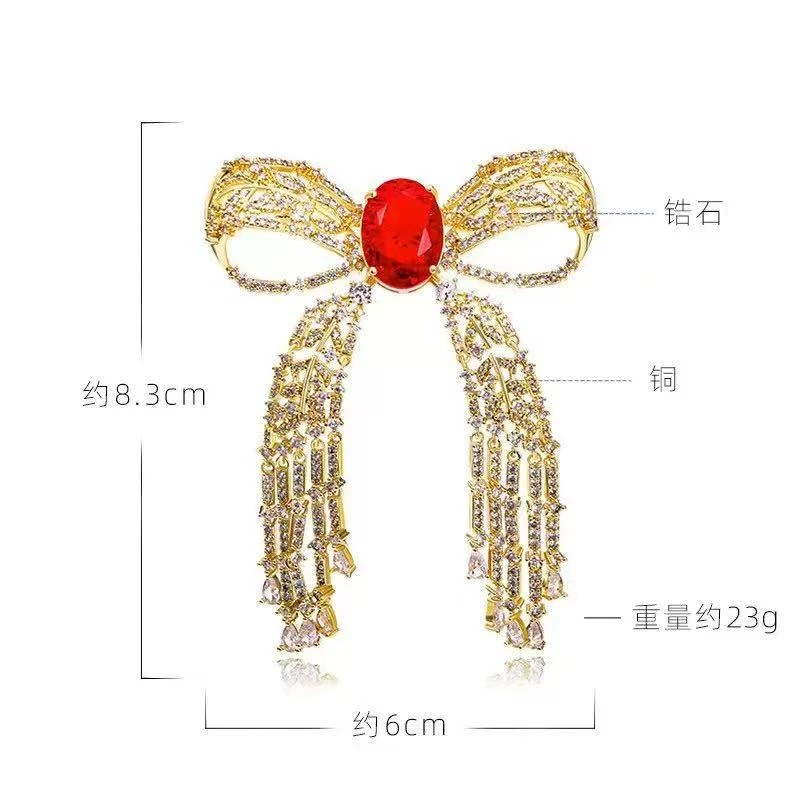 合金胸针 【宫廷蝴蝶结】简约百搭精致优雅高档春夏时尚胸针