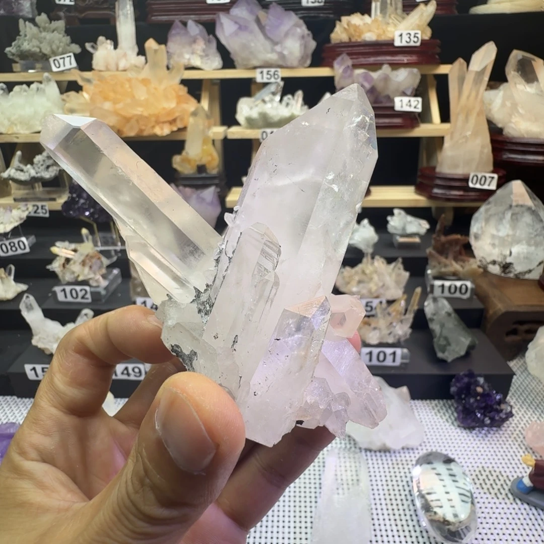 石材天然水晶摆件