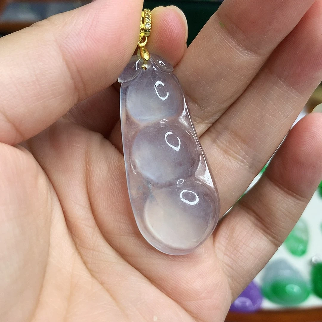 翡翠未镶嵌颈饰远*姐非A675