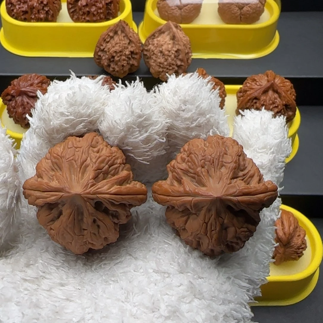 骑***牛文玩核桃把件蓟县虎头王全43