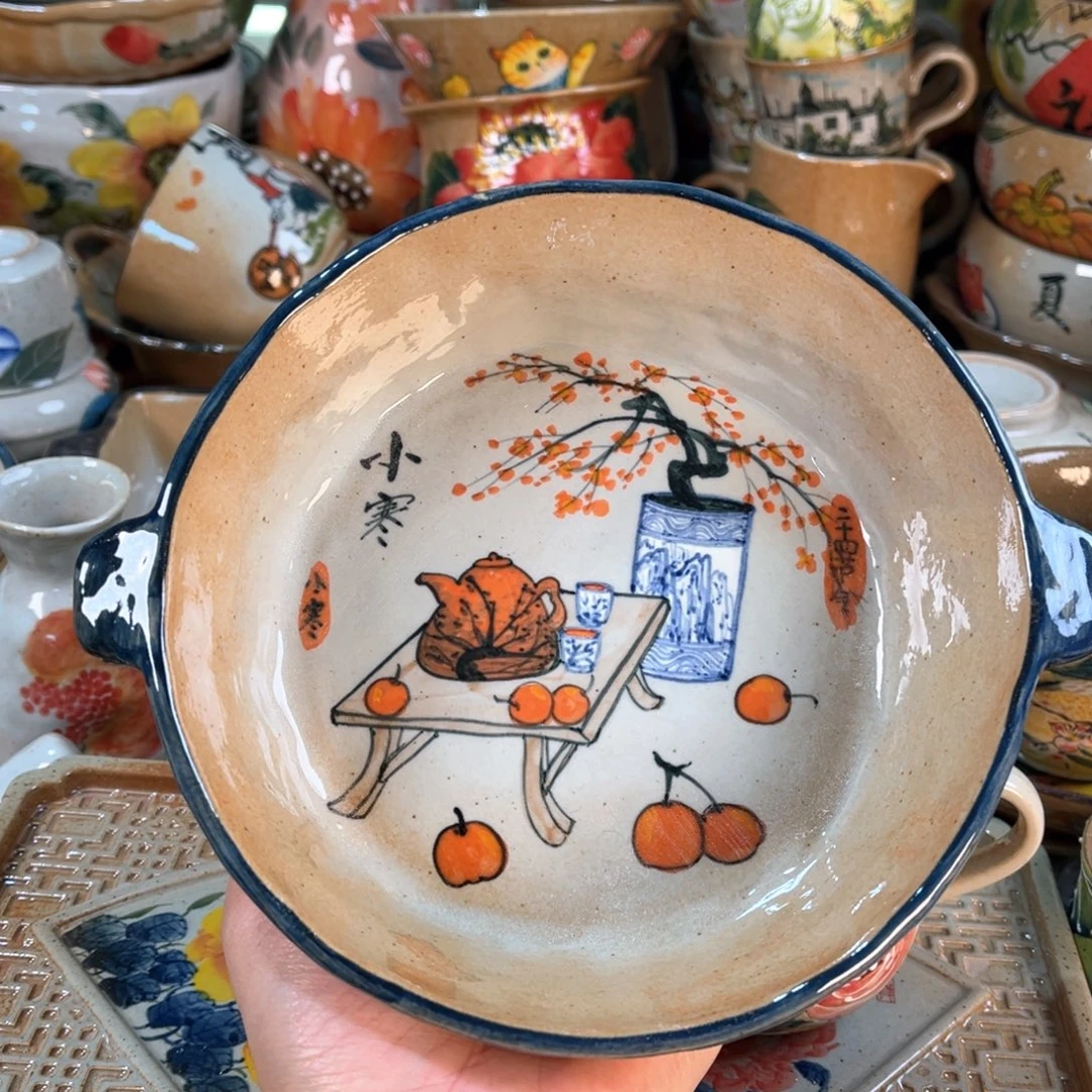 景德镇手工手绘杯