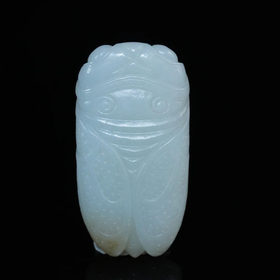 清代和田玉蝉351335*古玉*传承