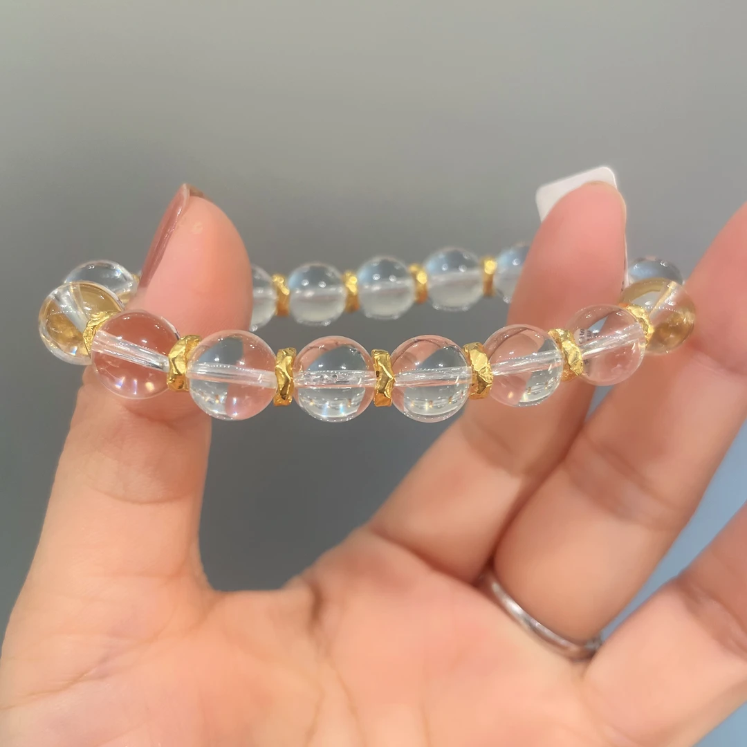 足金999纯金整串盘缠配件个性搭配送人礼物