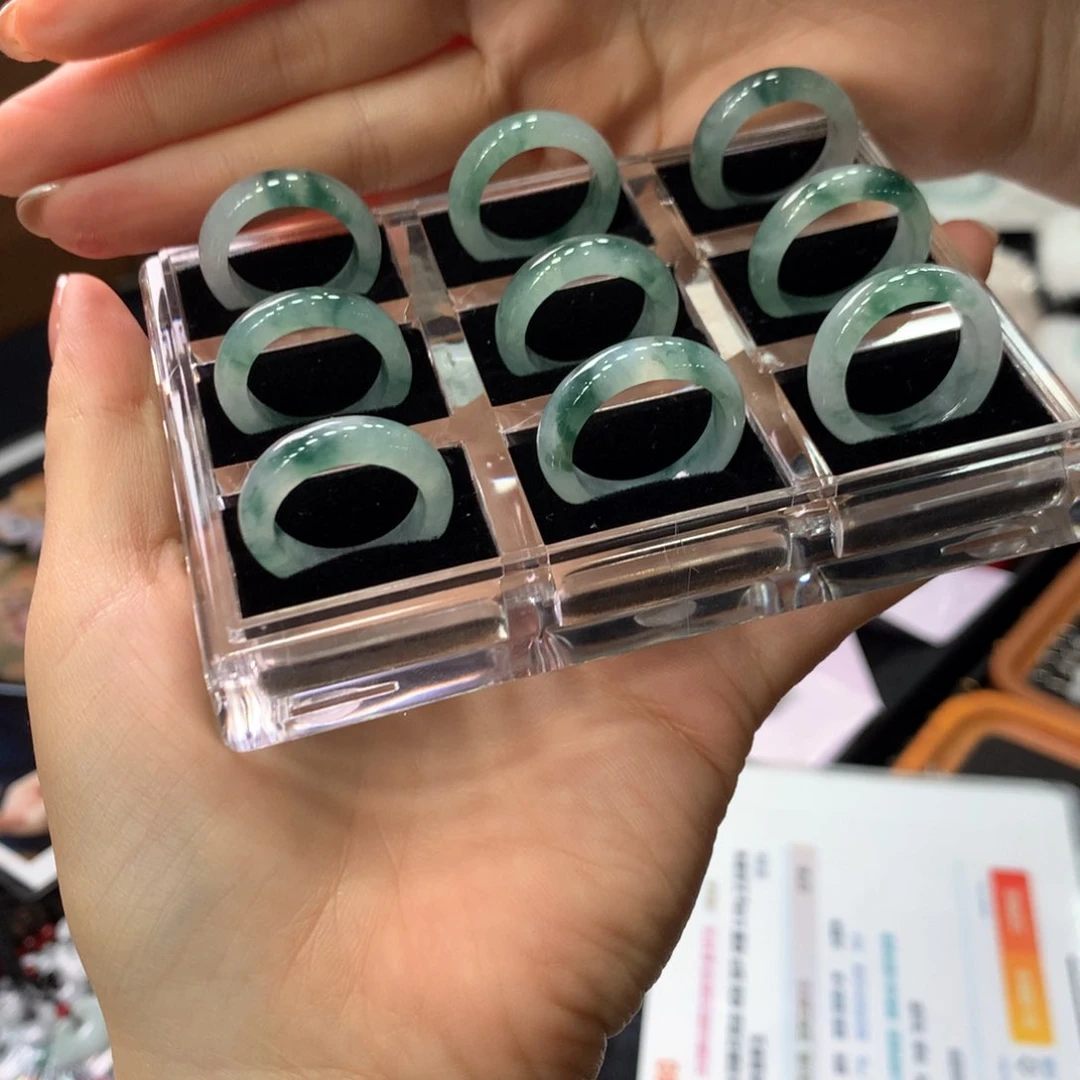 未镶嵌戒圈翡翠多样性发1