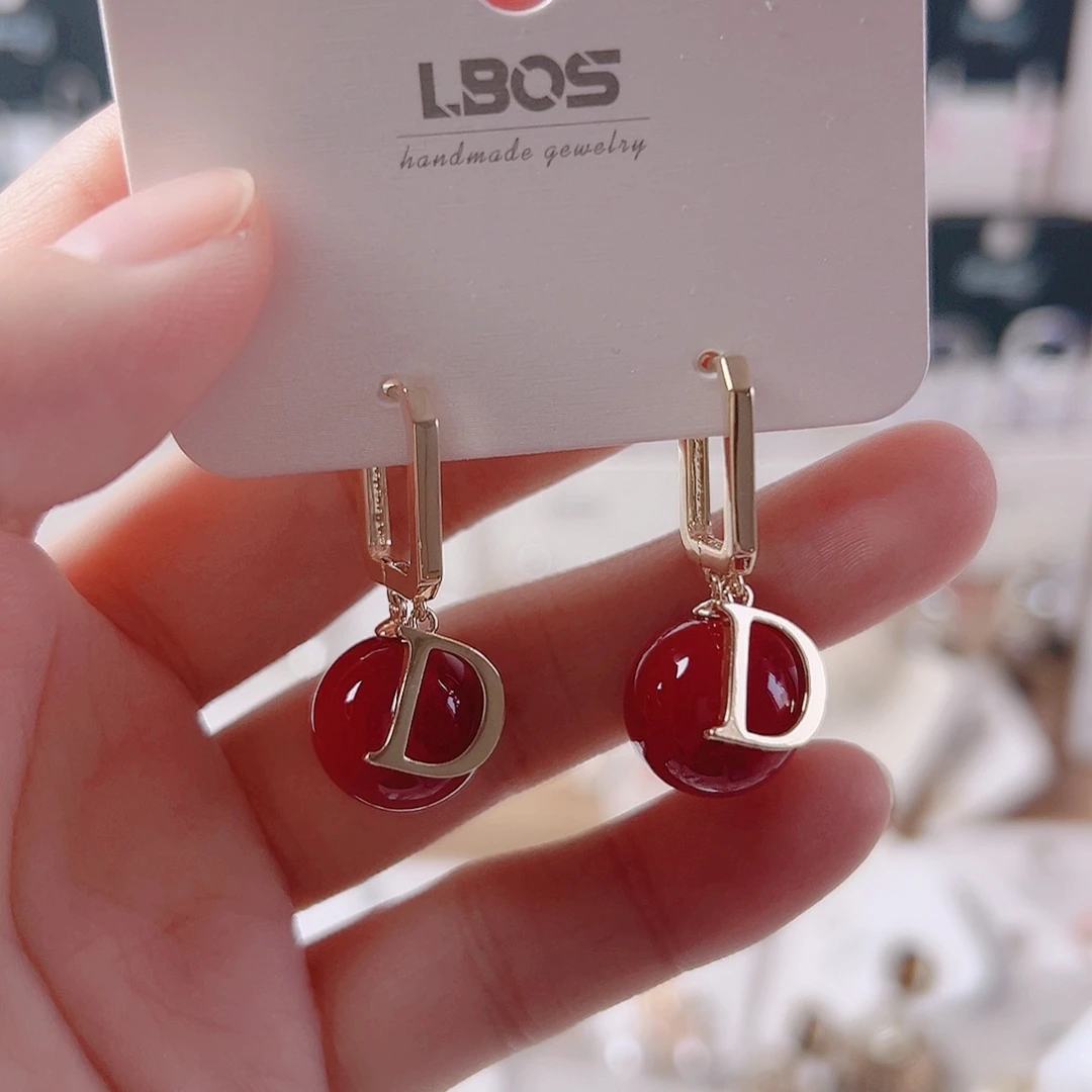 锆石纯铜合金耳环的