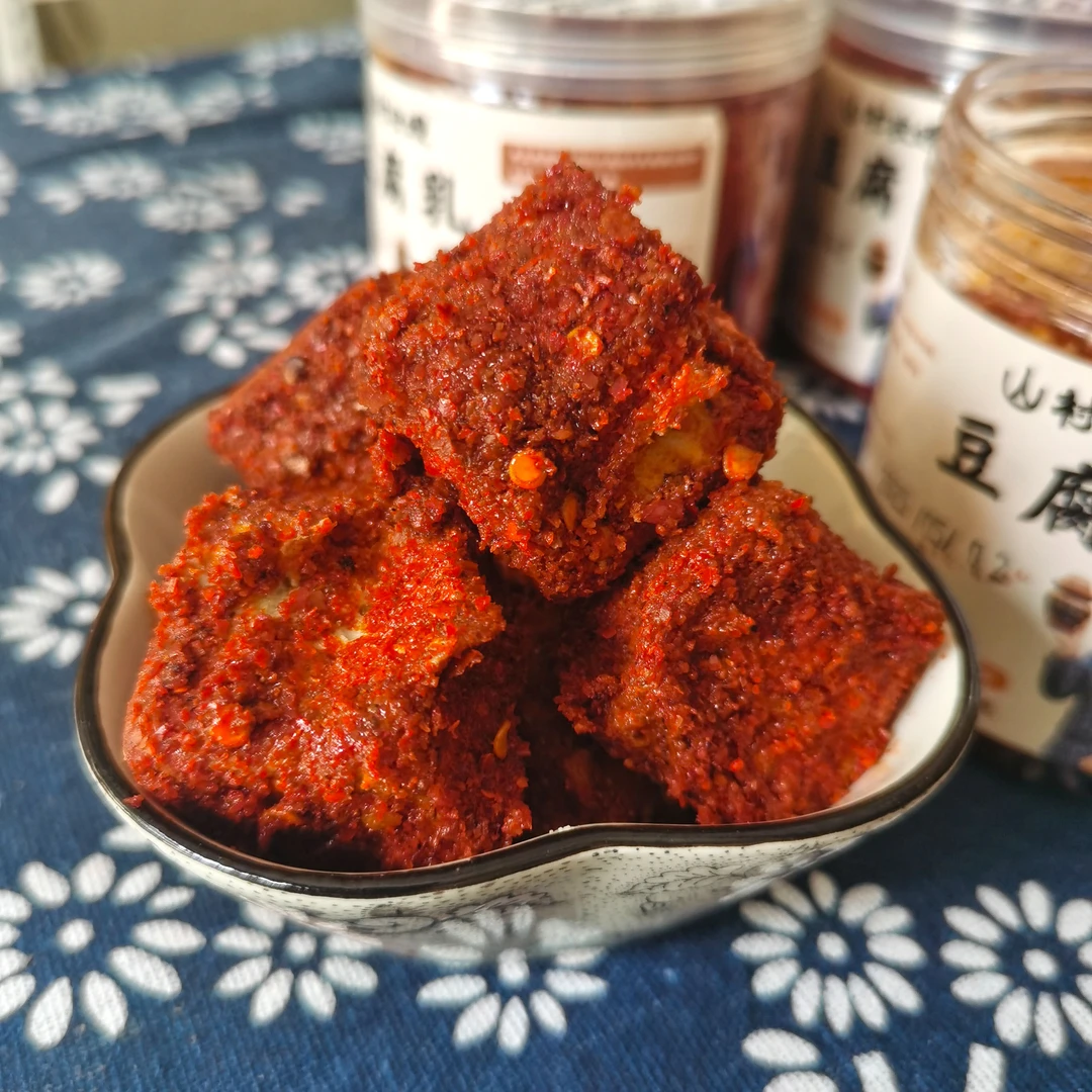 重庆特产纯手工霉豆腐下饭菜好吃传统工艺麻辣味农家自制腐乳