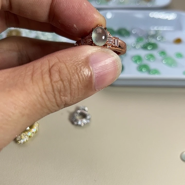 翡翠裸石缅料A货翡翠