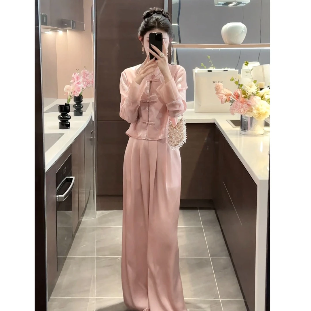 【松弛感】【周粥】秋季新款国风手工盘扣上衣JJX4SY4123