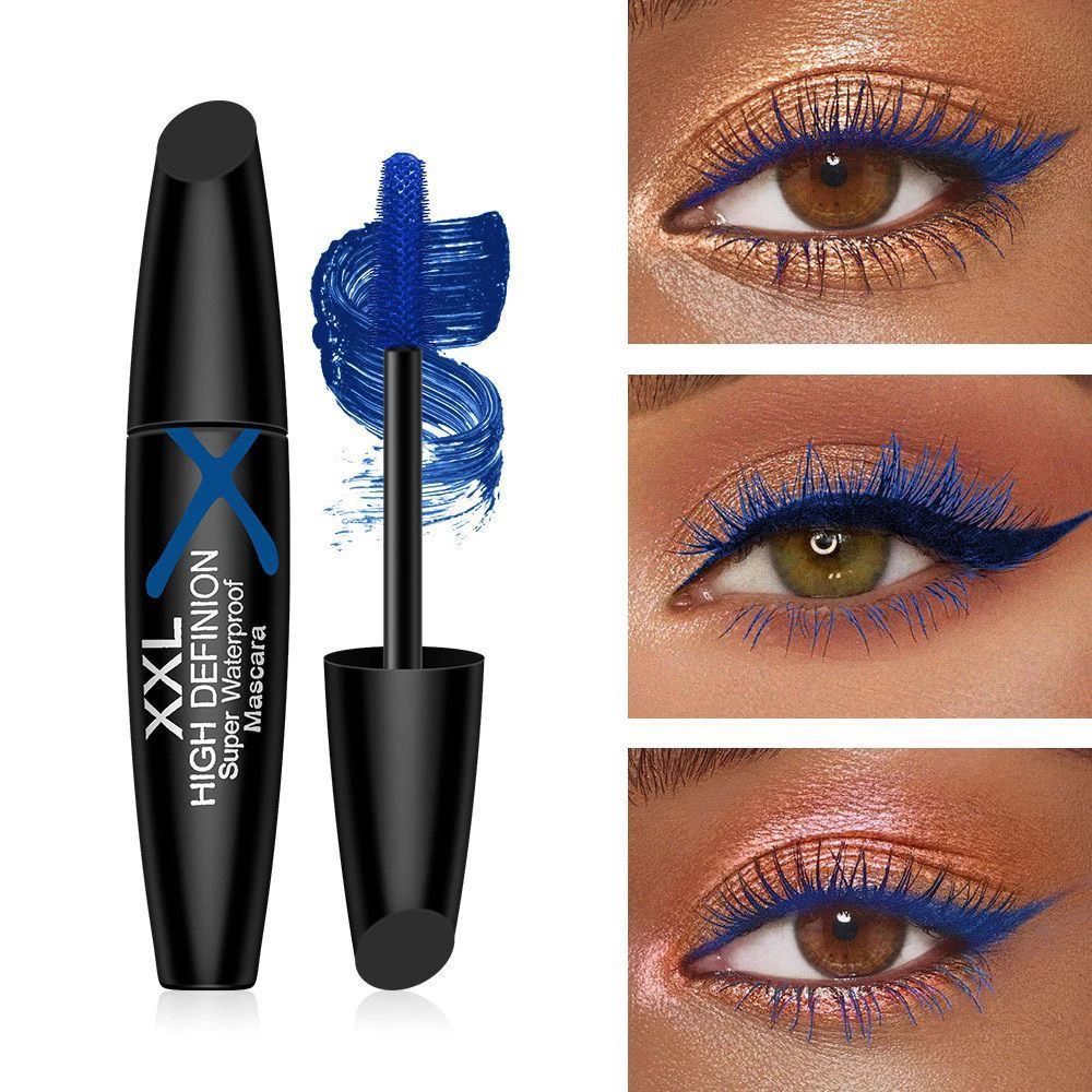 网红 xxL lak 欧美款睫毛膏纤长自然卷翘持久染浓密初学者