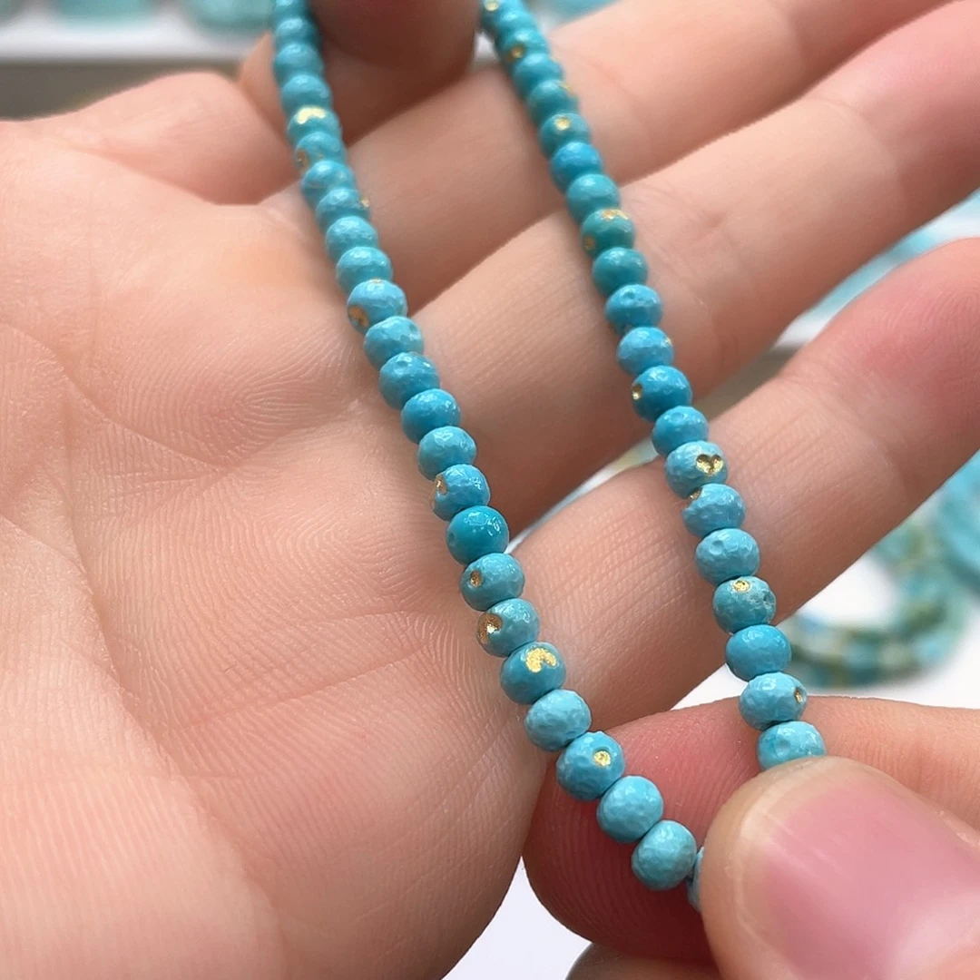 绿松石未镶嵌颈饰4➕