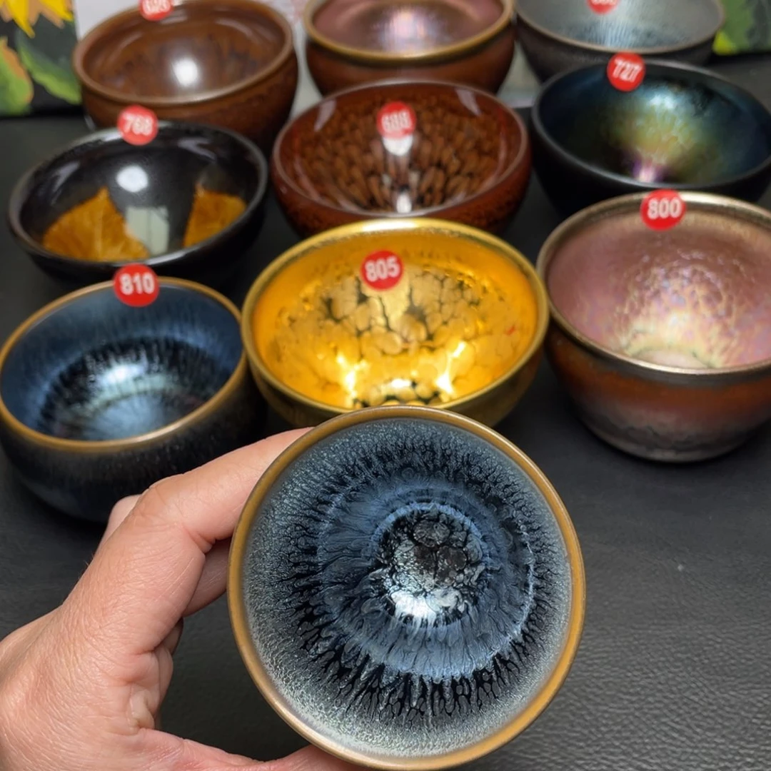 十***十茶盏232 建窑建盏茶盏六个