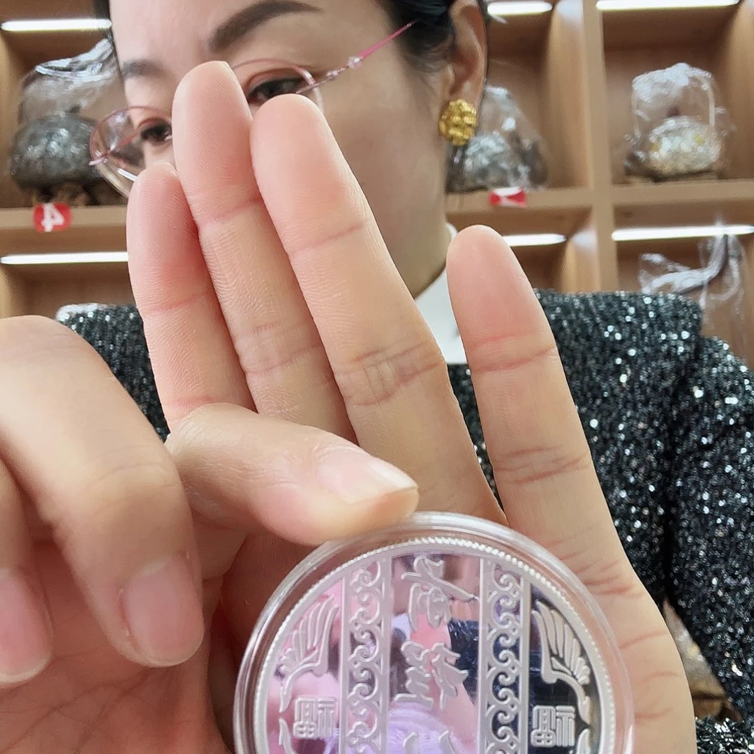 盖碗银币一个30克足银999