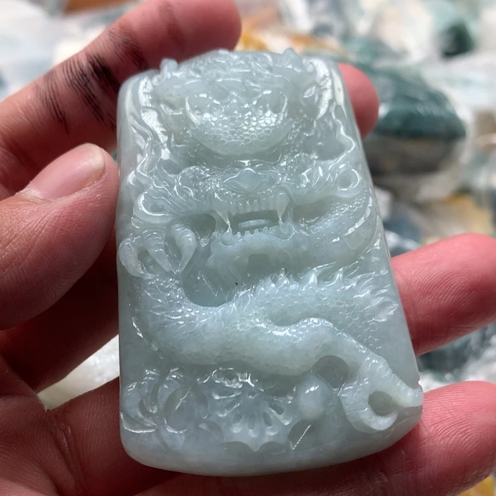 翡翠未镶嵌颈饰保真天然a货翡翠
