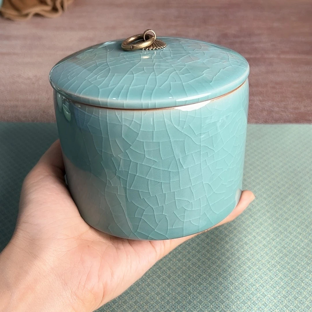 龙泉云间青瓷小米茶器