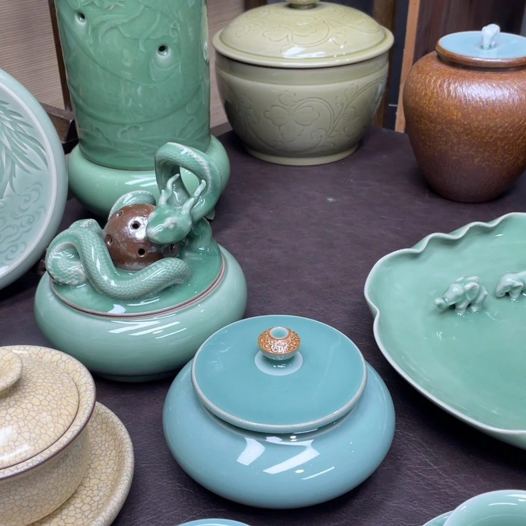 玩***玩福利青瓷茶具杯子