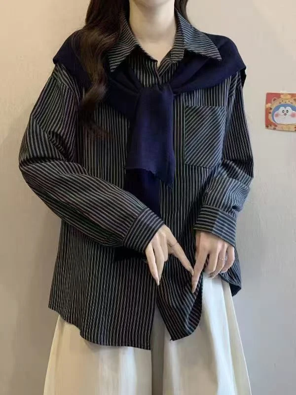 新疆包邮   条纹衬衫-