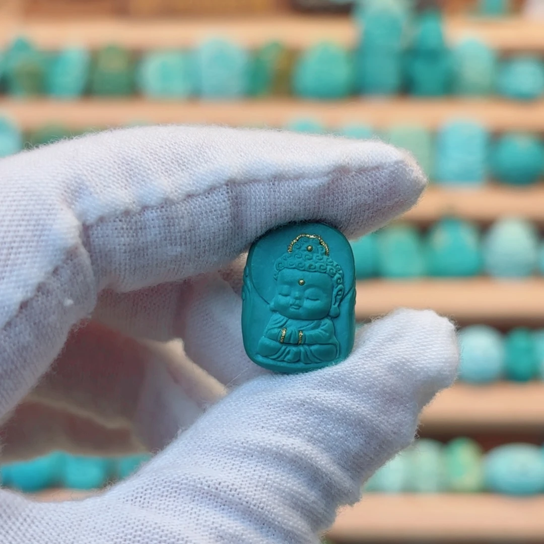 绿松石未镶嵌配饰