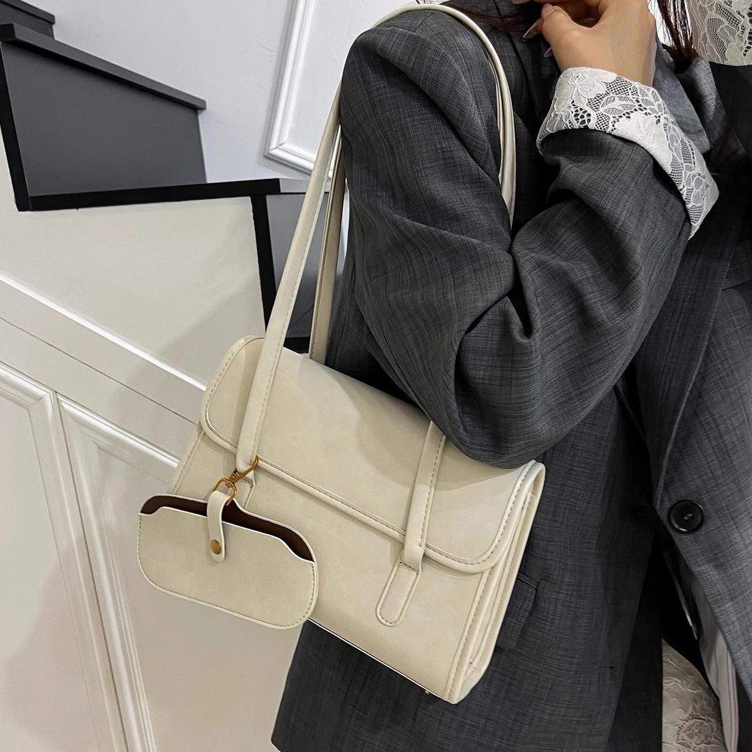 大容量包包女夏季百搭2025新款简约休闲单肩腋下包韩版上班通勤包