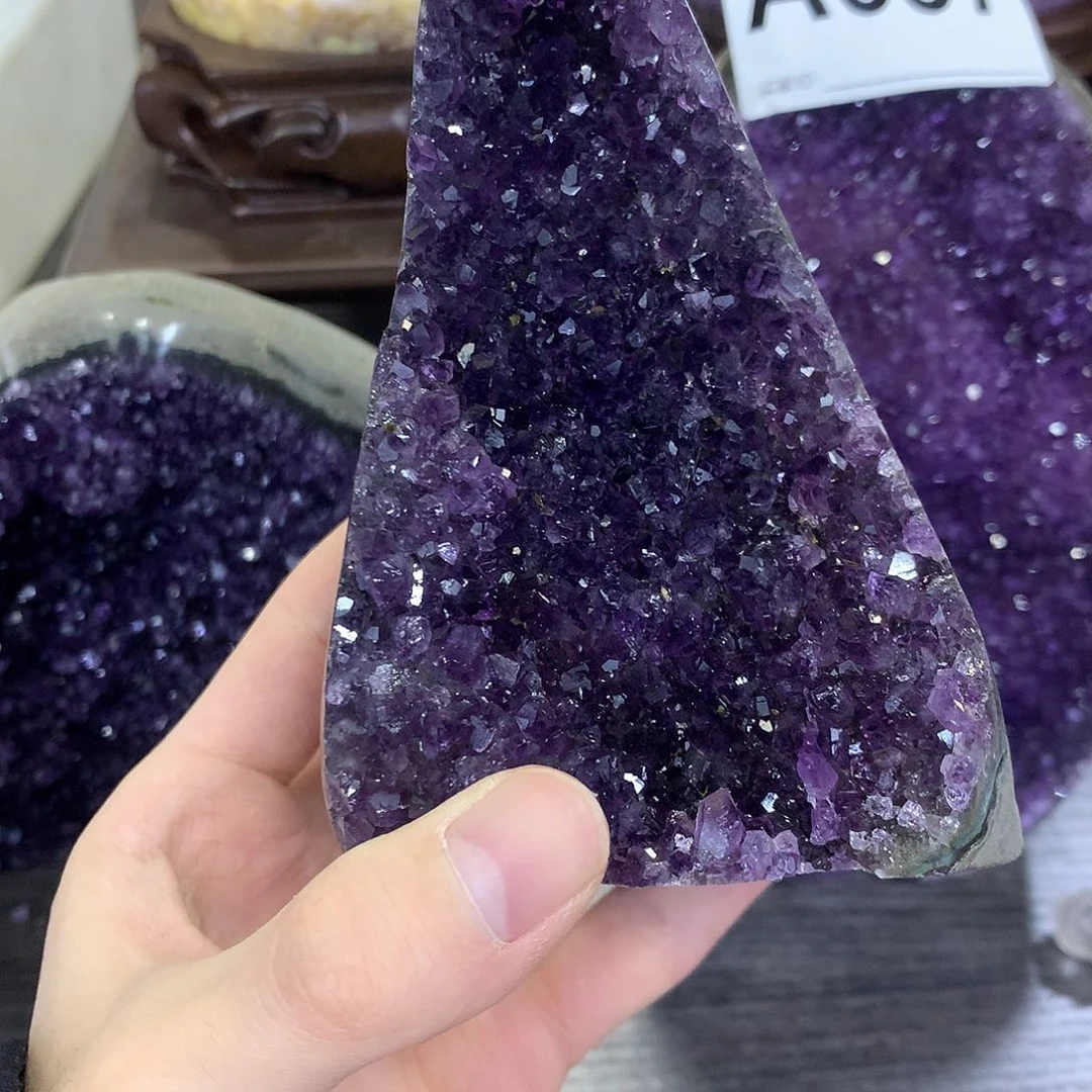 紫晶珠宝半成品未镶嵌653