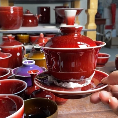 【闪购商品】景德镇名陶坊原矿郎红