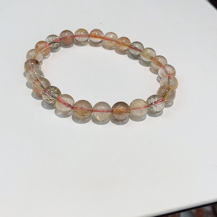 水晶无未镶嵌雪彩发晶卡8