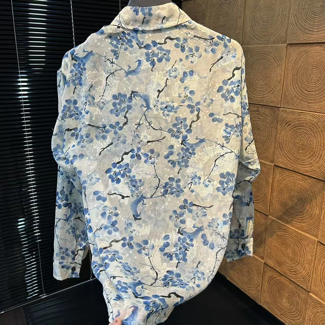 【轻奢】男士新款超薄防晒衬衣