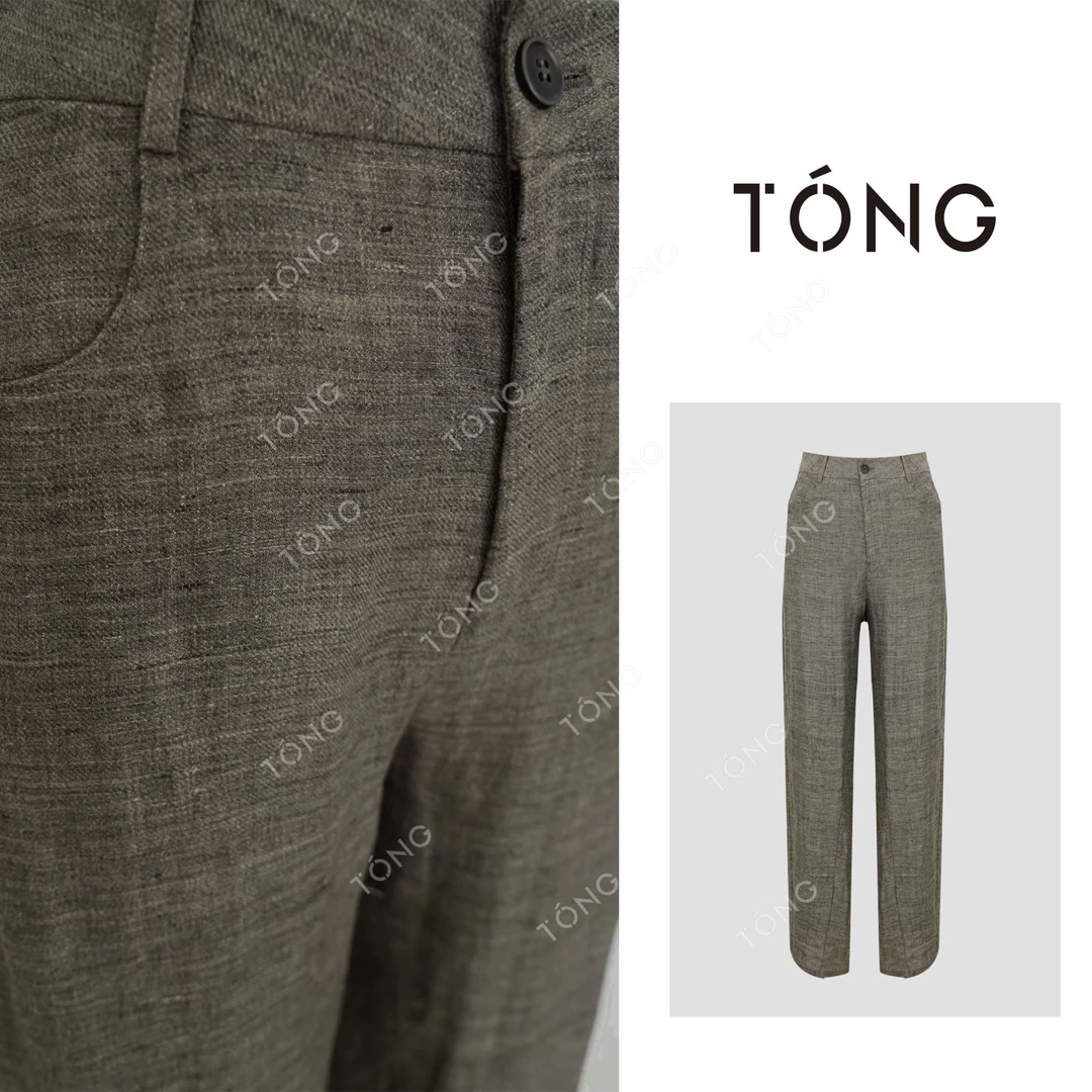 【钱多多】进口一百亚麻休闲裤 GX0317