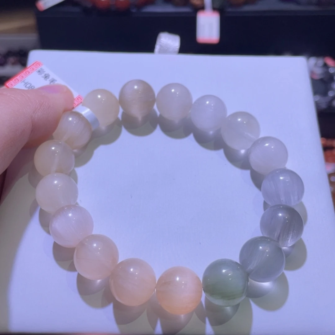 水晶手链未镶嵌兔毛