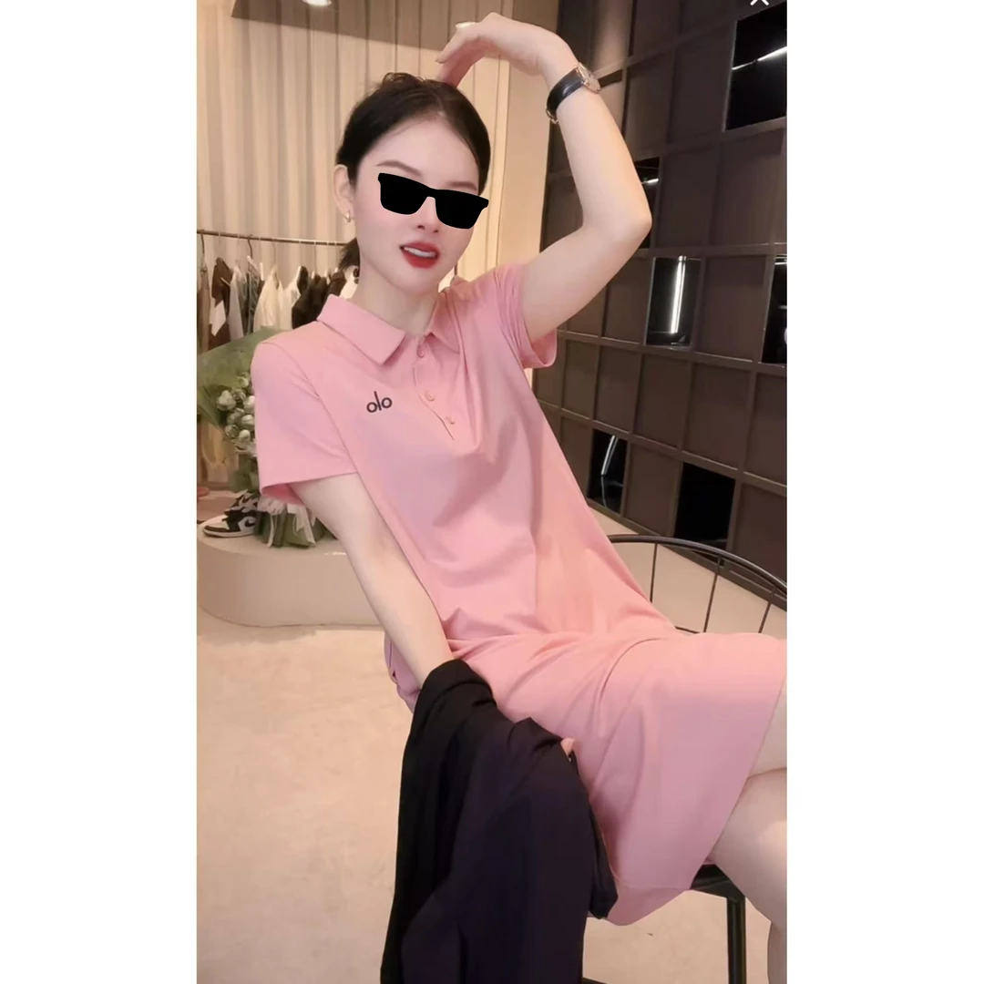 韩版休闲百搭连衣裙女夏新款衬衫领设计感连衣裙显瘦上衣