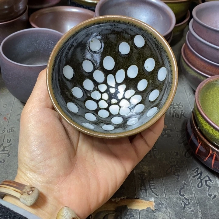 茶盏建阳建盏微瑕束口