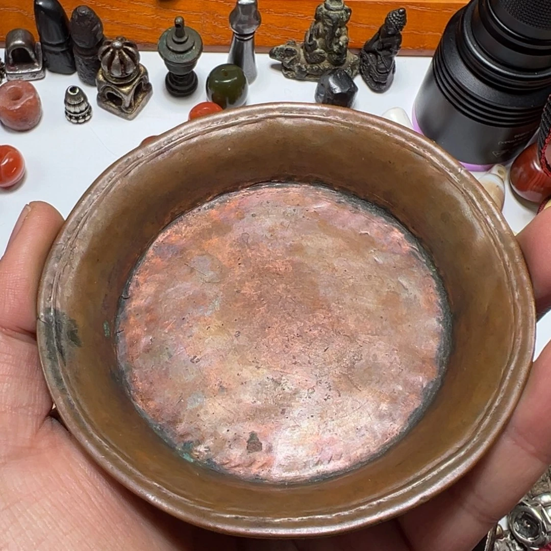 玻璃颈饰墨白藏传出品50