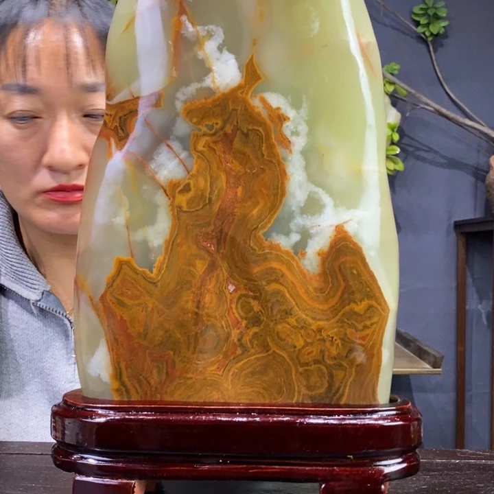 石材精品古青石摆件