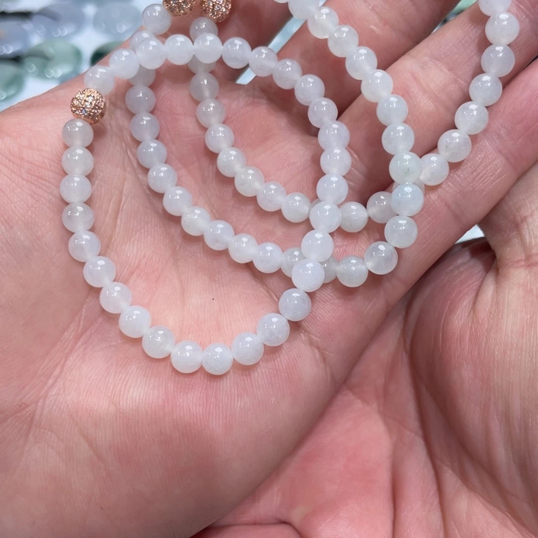 翡翠颈饰未镶嵌天然A货缅甸翡翠 拍一发一