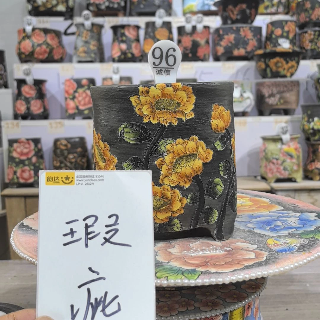 花盆红泥瑕疵处理