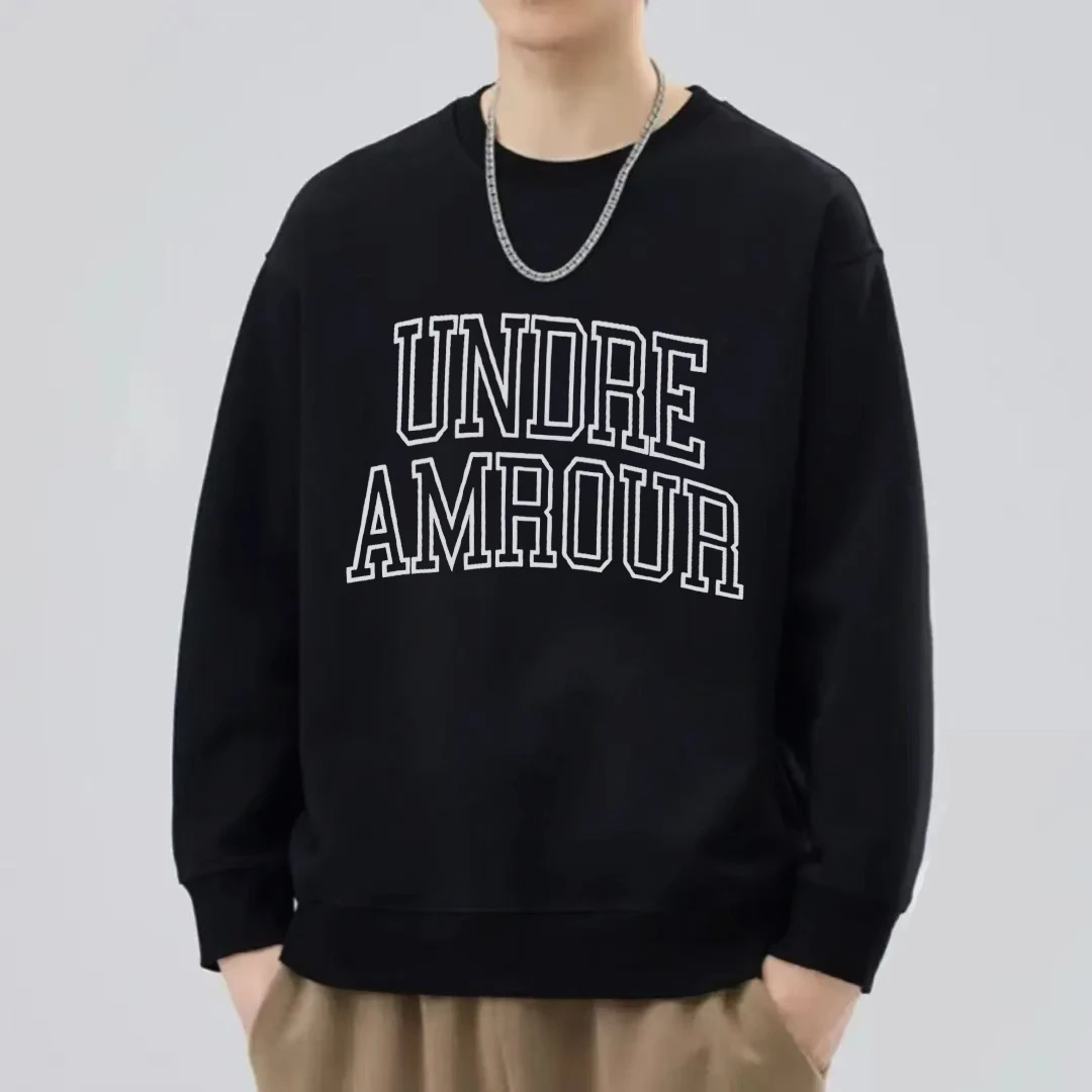 加绒/不加绒 AM卫衣 潮牌卫衣秋冬季男款圆领休闲上衣5021824