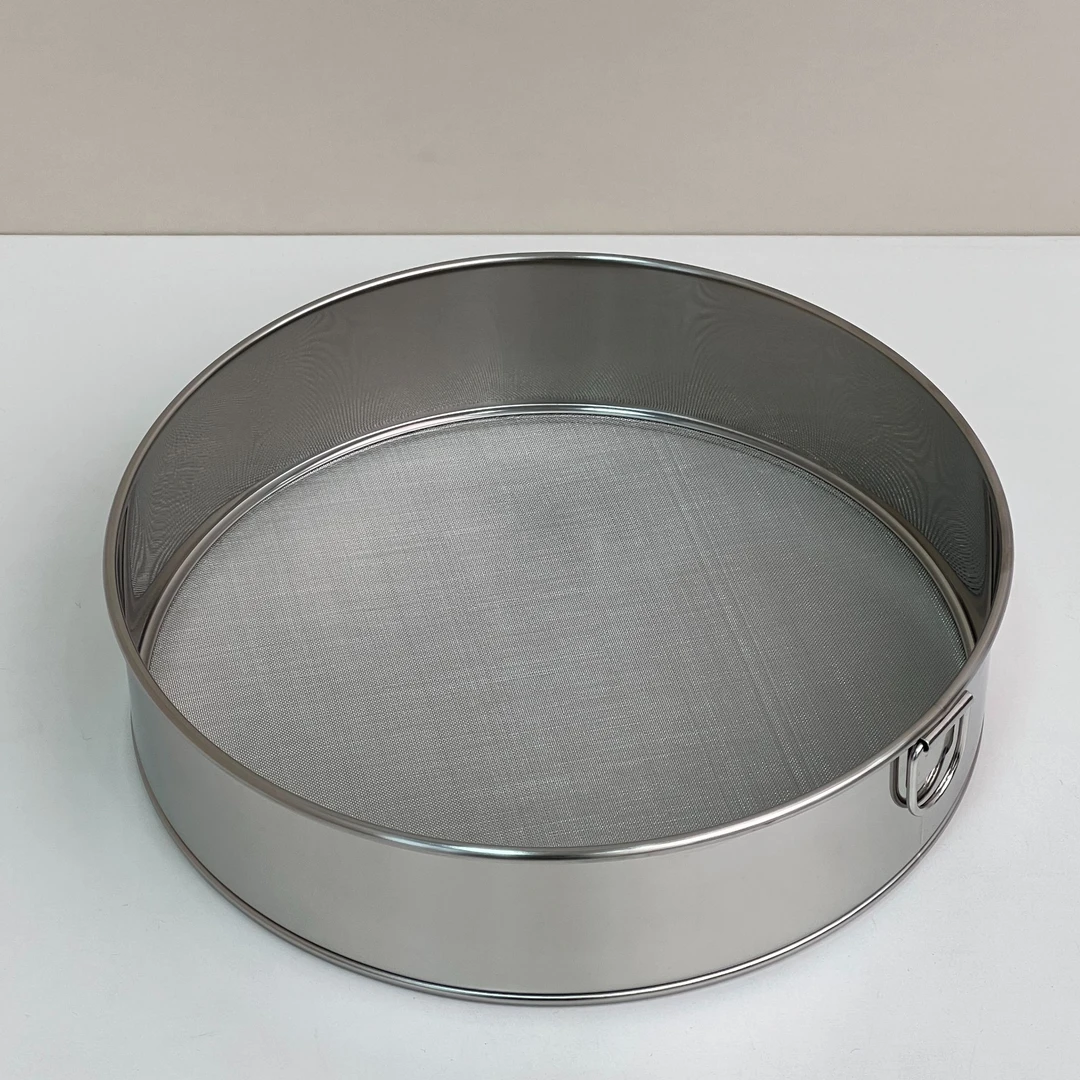 不锈钢网筛面粉筛过滤筛家用加厚双层圆形筛粉器超细手持筛网筛子