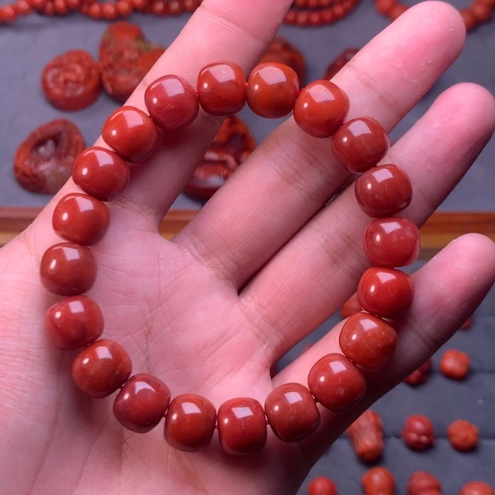 【闪购商品】未镶嵌配饰南红玛瑙卡11mm