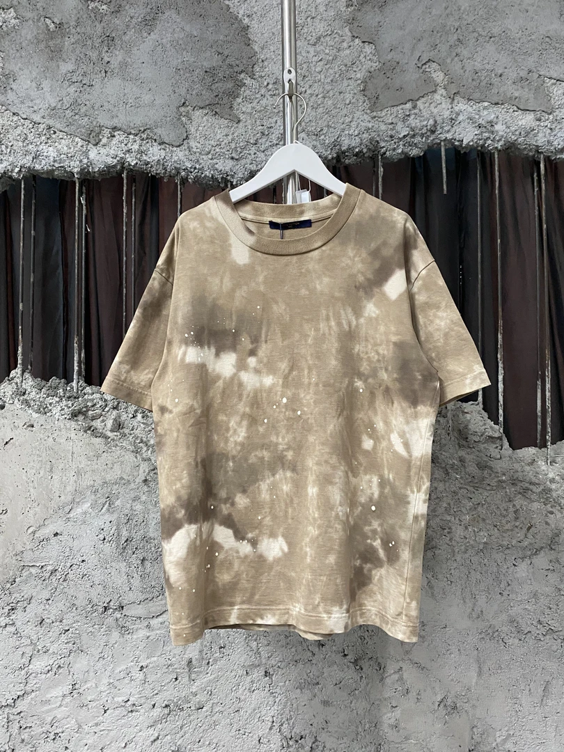 99新 LouisVuitton/路易威登 lv泥染短袖/xs码