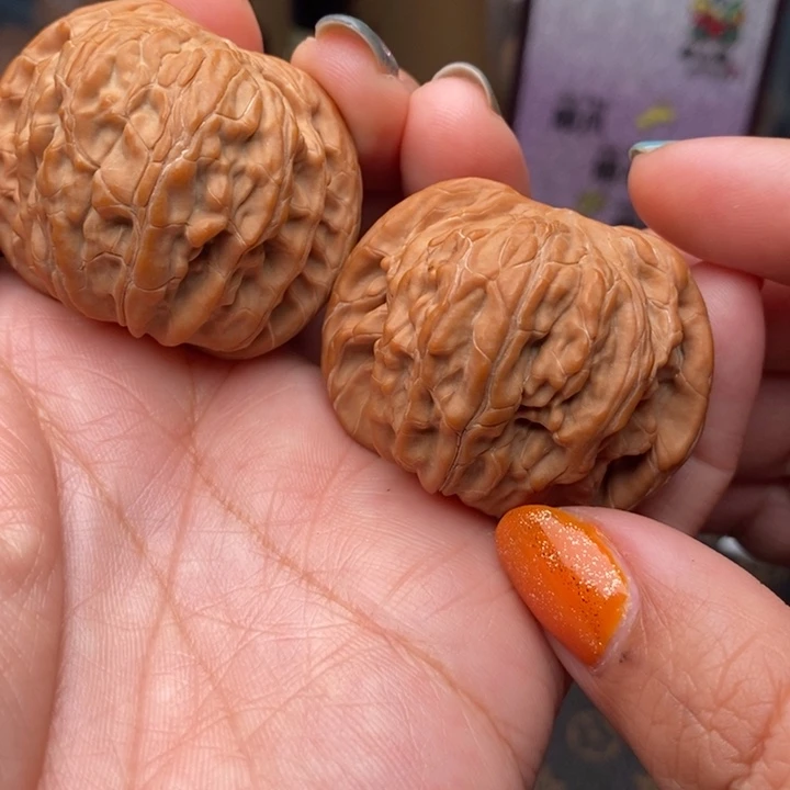 文玩核桃把件磨盘43尺核桃